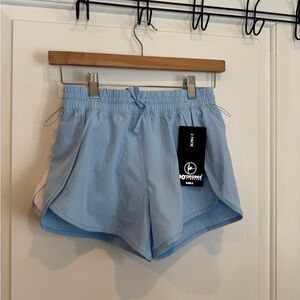 2- Pack 90 Degrees by Reflex Light Blue / White Girls Shorts